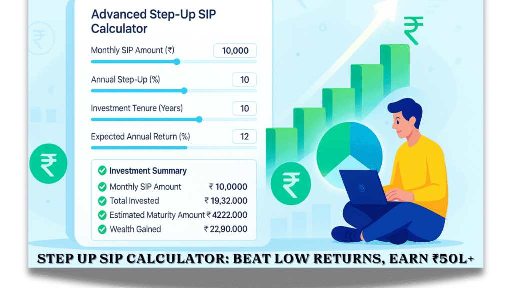 Step Up SIP Calculator